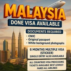 Malaysia 06 Months Multiple Visa