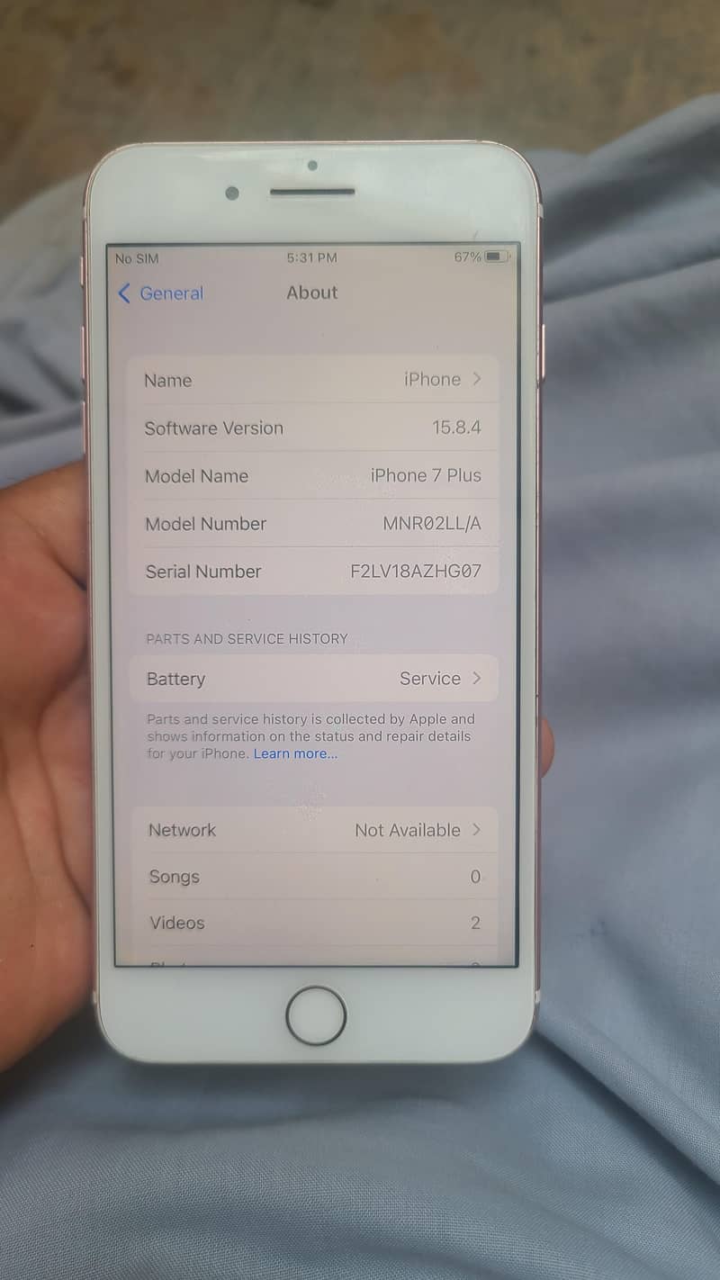 IPhone 7 Plus 32gb Bypass only original touch change 10 by 10 non PTA 4
