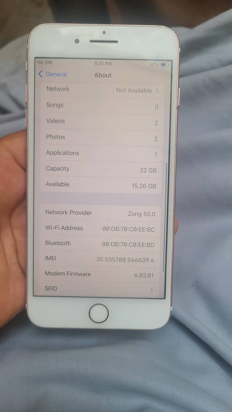 IPhone 7 Plus 32gb Bypass only original touch change 10 by 10 non PTA 5