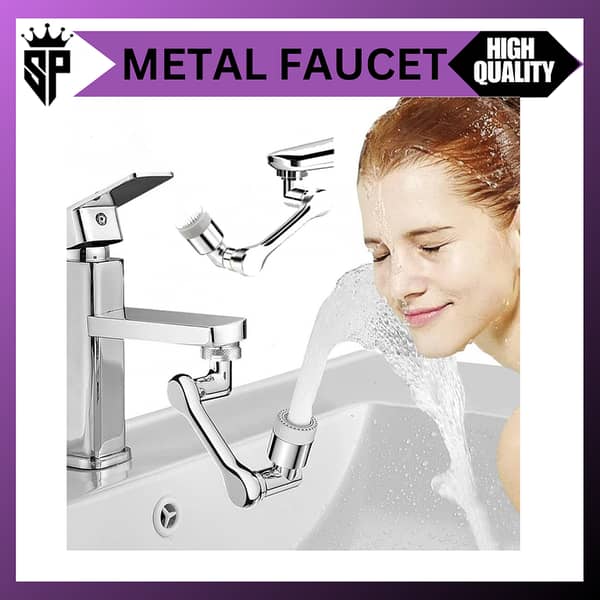 SP Dealz Faucet Extender - 1080° Rotating Aerator with Dual Water Modes for Kitchen & Bathroom Sinks