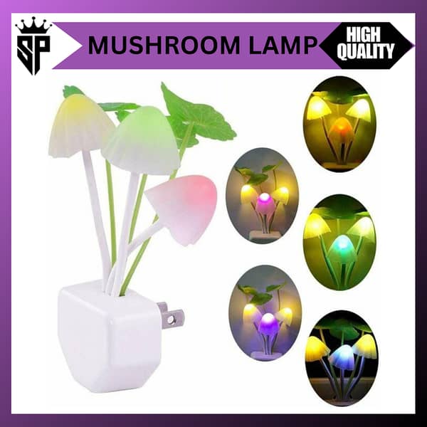 SP Dealz Smart Mushroom LED Night Light with Sensor and Intelligent Control