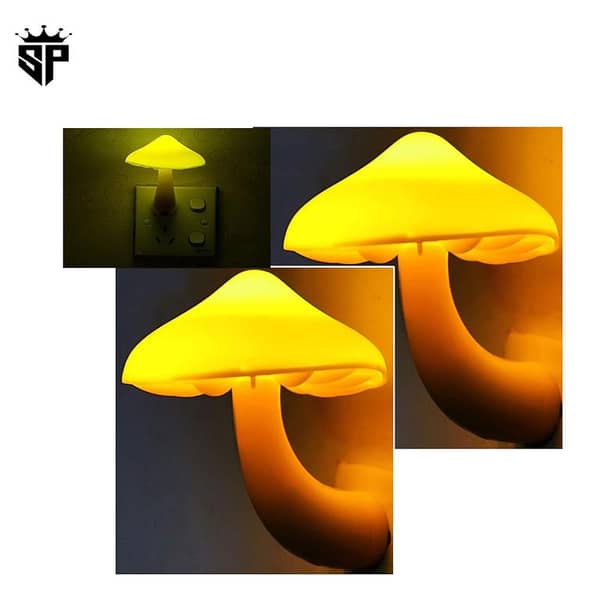 SP Dealz Mushroom Night Light Plug-In Lamp - LED Decorative Lighting for Adults, Kids, and Babies