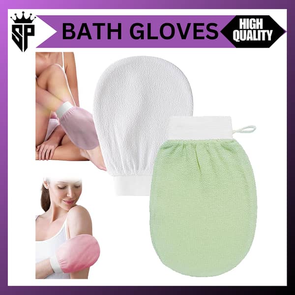 SP Dealz Exfoliating Glove 1pc, Korean Exfoliating Mitt Visibly Lift Away Dead Skin, Revive Glove Exfoliating Glove & Body Exfoliator, Cleanse Dead or Dry Skin, Part of The Best Skincare Kit for Women & Men