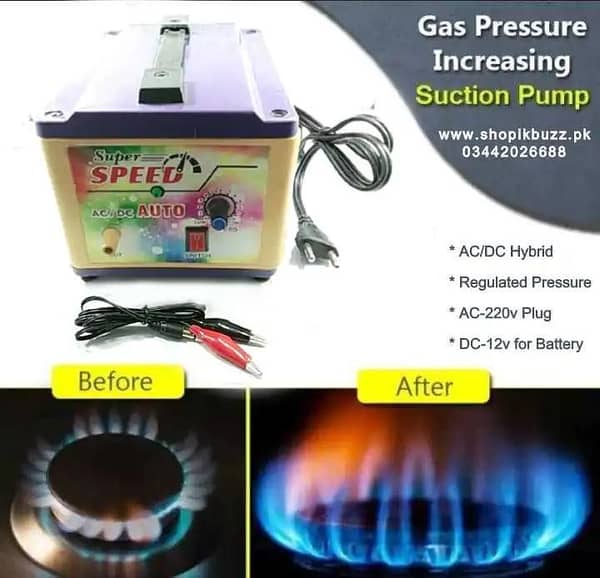 Automatic Sui Gas Compressor AC/DC Hybrid Pressure Booster