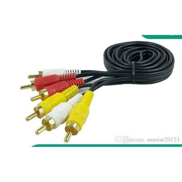 Line three audio cable meters, AV video cable, DVD display cable, product computer digital accessories| Shopikbuzz