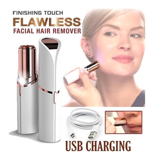 Chargeable Flawless Facial Hair Remover | SHOPIKBUZZ. PK