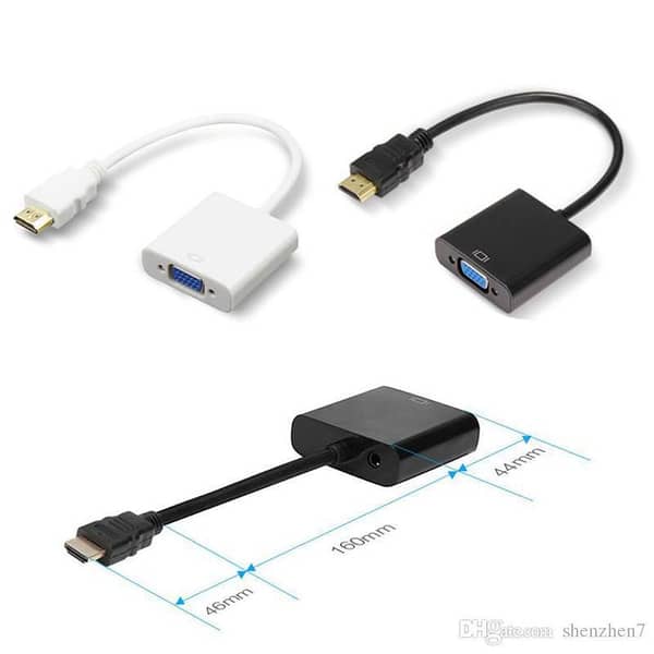 HDMI to VGA Converter Adapter 4K 1080P| Shopikbuzz