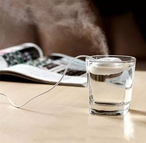 Air purifier Portable  donut humidifier office desktop mini humidifier - USB Powered || Shopikbuzz
