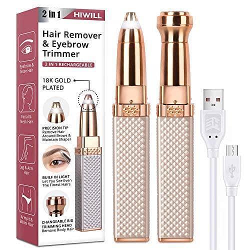 2 In 1 Eyebrow And Facial Hair Chargeable Hair Removal Machine 2 in 1| Shopikbuzz