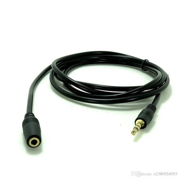 3.5 Male to 3.5 Female Audio Extension Cable for Plug Jack Stereo Headphone Car AUX M/F| Shopikbuzz
