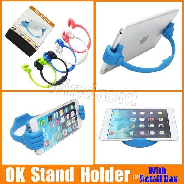 Universal Ok Stand Thumb Design Mobile Stand / H er| Shopikbuzz