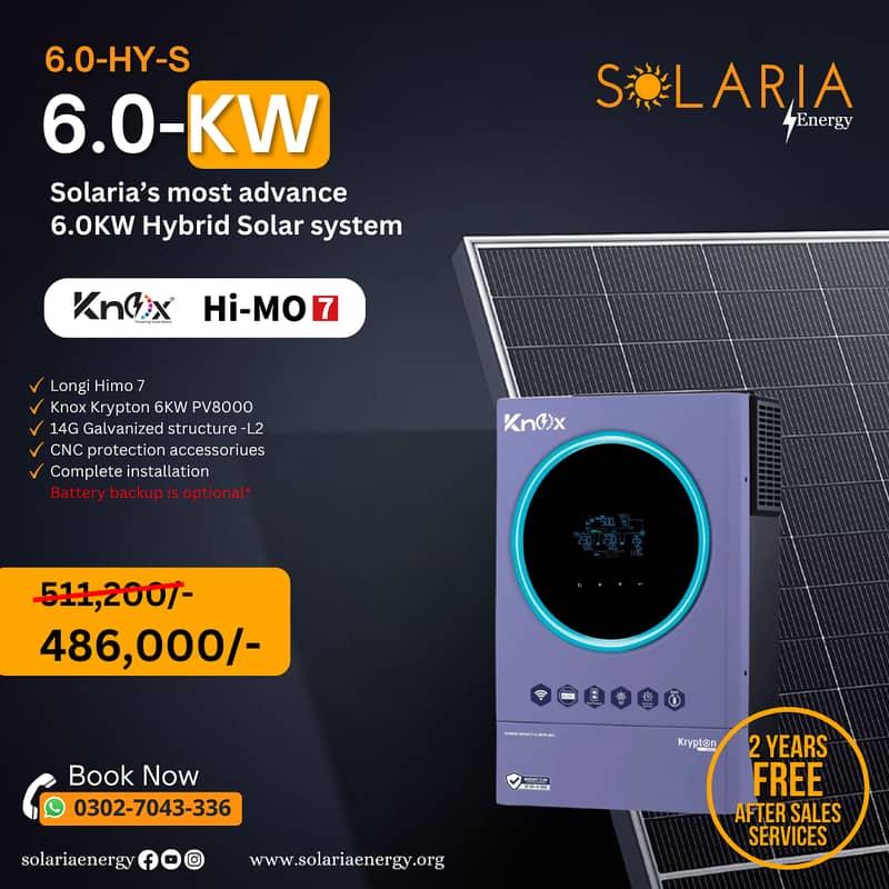 Hybrid solar | On-Grid Solar | Net-metering |Lithium batteries 6
