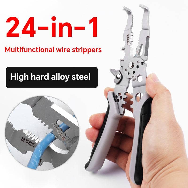 24 in 1 Professional Multi-Function Wire Stripping 0