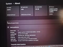 Ho omer 15 i7 8750h with gtx 1060 6gb  16gb/ 256 gb nvme ssd