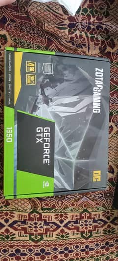 Nvidia geforce gtx 1650 Zotac bran