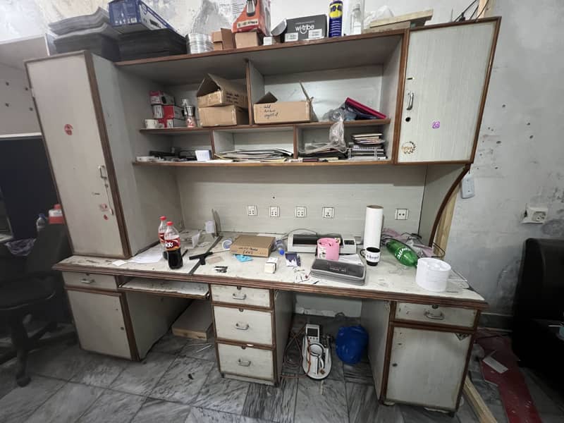 Office work table with switch connections 2 pcs 0