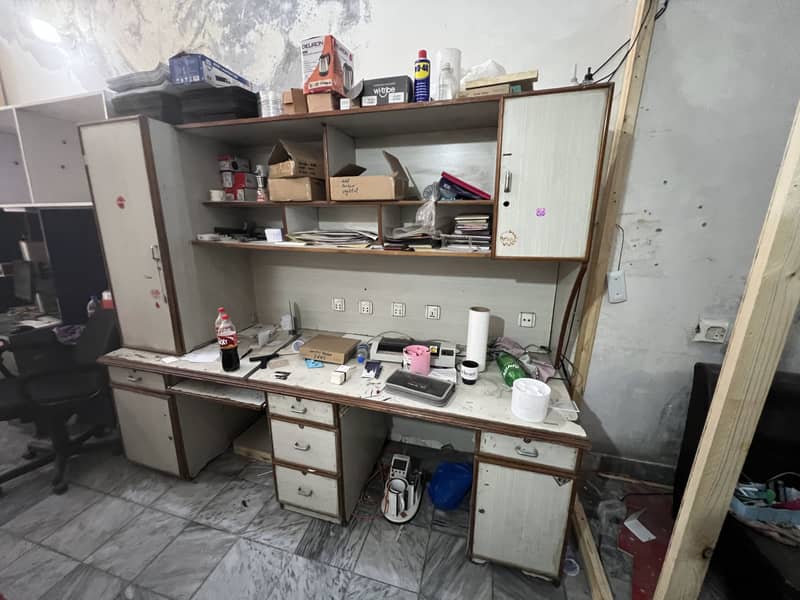 Office work table with switch connections 2 pcs 2