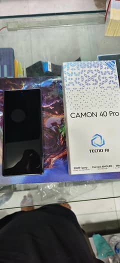 camon 40 pro 10months warranty all accessessorie