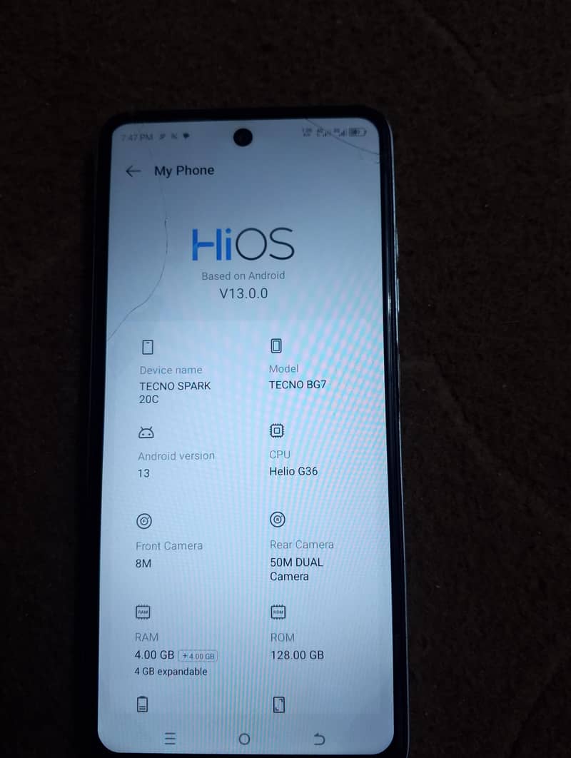 Tecno spark 20c like new set 2