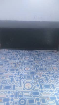 King-size bed with mattress