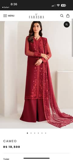 Farasha stitched dress