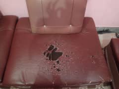 7 seater sofa set color brown