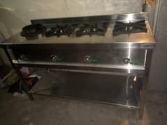 4 burner restaurant stock S. S