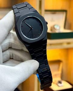 black arabic aura watch with box and free cash on delivery