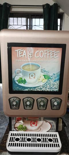 automatic tea and coffee machine
