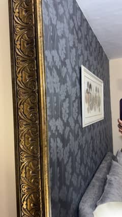 7/3 feet antique golden mirror