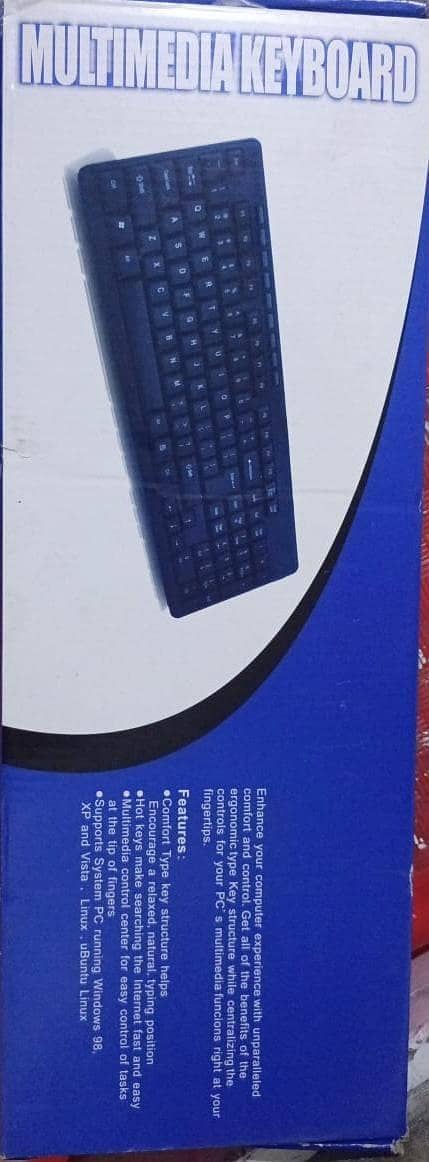 "Wired Gaming Keyboard with RGB Backlight – High-Performance Keyboard 2