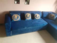 L, shape sofa