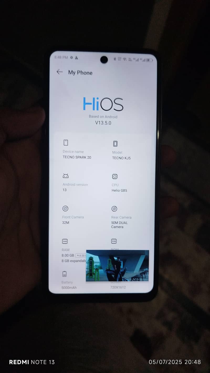 Tecno spark 20 8+8/256 with box 3