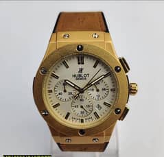 men watch gold