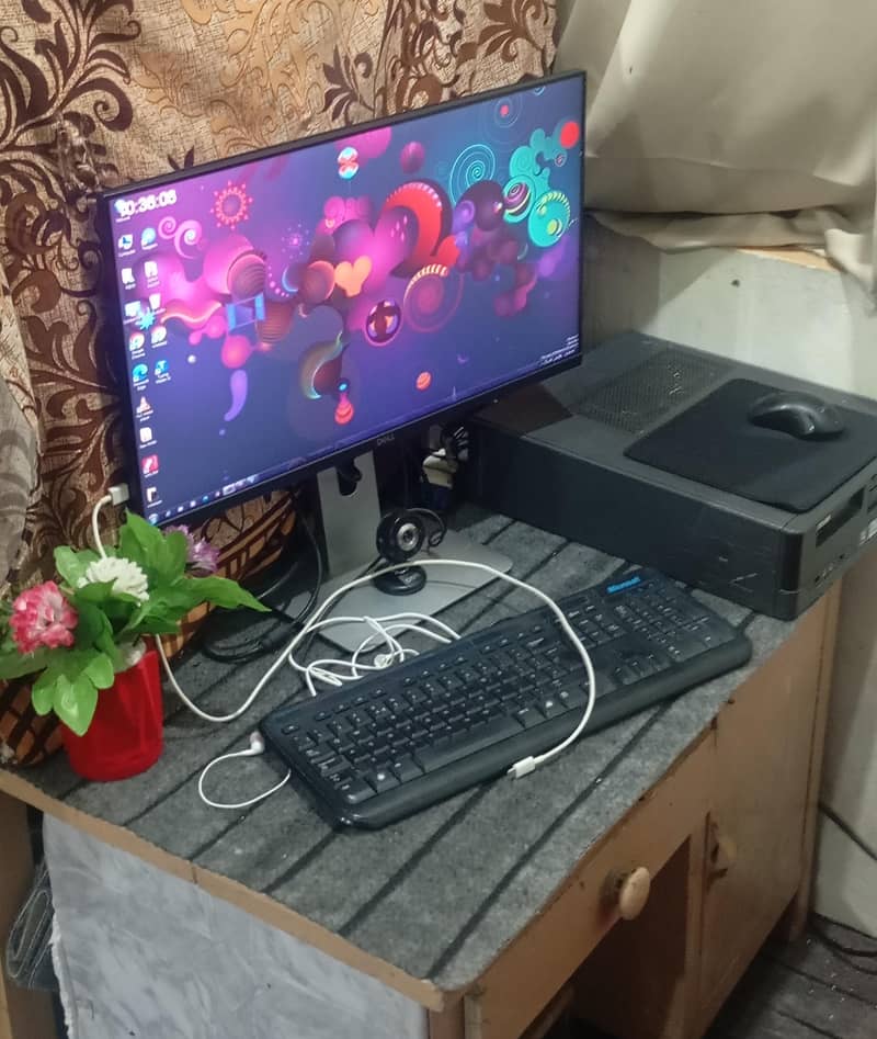 complete pc full . . . lcd key board mouse and sound system 0