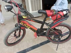 bicycle in red