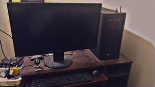 Gaming PC with 27 inch Led mouse and keyboard