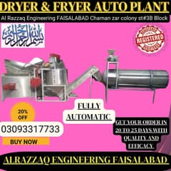 Dryer and Fryer Auto plant/Dryer Auto plant/ Fryer Auto plant