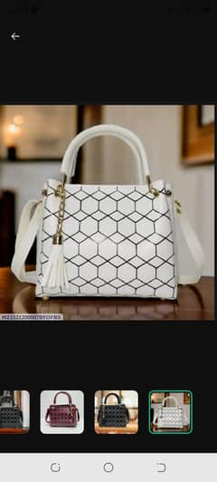 women,s pu leather printed shoulder. bag