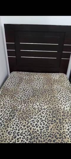 wooden bed