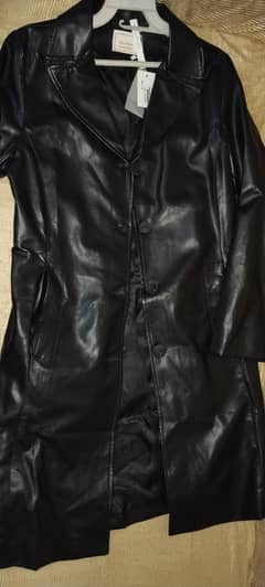 Leather Long Coat