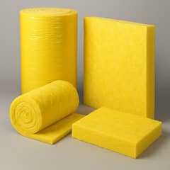 Thermal & Sound Insulation – Premium Glass Wool Rolls