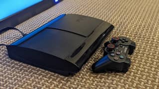 PlayStation 3 super slim Jailbreak 15 games installed 500GB