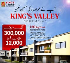 Kings Valley A Project By Kings Builders And Developers EASY Monthly Plan 12000 Per Month Read Description Then Decide Cousmized Payment Plan On Cash Discount Offer Limited Plots Nothren By Pass Near To Surjani