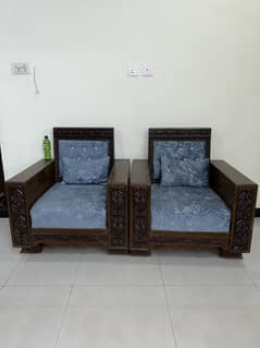 Sofa Set For sale + 2 single beds