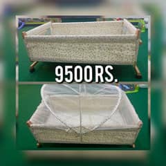 wooden cot
