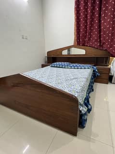 1 Bed+ Dressing + Small sofa set for sale