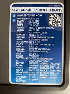 Samsung front load fully  Automatic machine