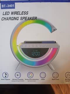 bluetooth speaker led with wireless charger