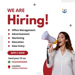 Jobs Availalble for Male and Female In Lahore